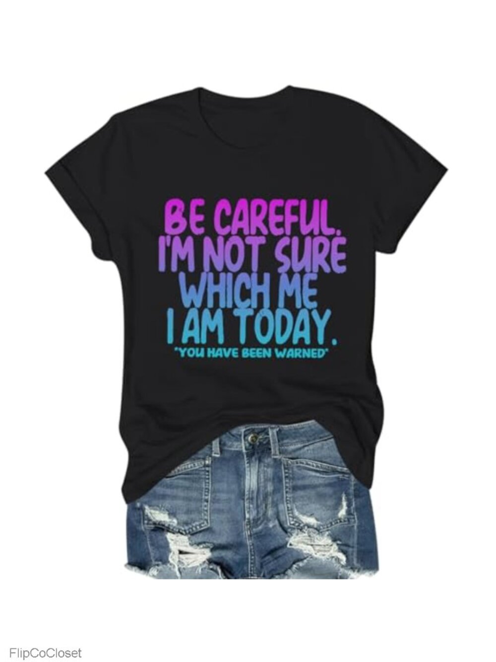 Sarcastic Saying Graphic Tee Short Sleeve Crew Neck Casual Top